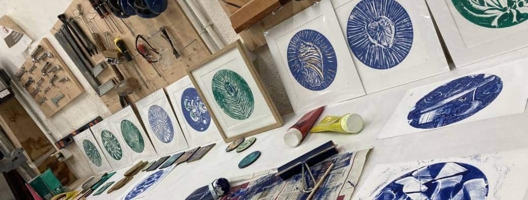 atelier-dimpression-en-monotype - mai 2023 - marseille - make it Marseille - Julie Tournaire