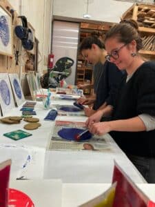 Atelier, monotype Julie Tournaire, DIY, Marseille, Atelier creatif, makerspace, mensuel